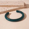 Unique Irregular Acrylic Cuff Bracelets for Women Simple Texture Multicolor Geometric Open Bangle Female Jewelry - Image 17
