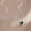 Selling Silver,Pink,Red,Blue Heart-Shaped Necklace,Suitable for European Women's High-Quality Jewelry Gift - Image 14