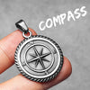 Compass Anchor Stainless Steel Jewelry Simple Men Necklaces With Pendant For Male Women Punk Hip Hop Accessories Gifts - Image 8