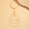 Boho Crystal Pendant Cuff Open Bangles for Women Wed Bridal Goth Tassel Link Arm Bracelets Party Jewelry Gift - Image 5