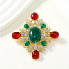 Baroque-Style Vintage Cross Brooch for Men and Women, Jewelry, Accessories, Wedding and Party Gifts - Image 24