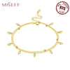 Miseff Silver Anklet Sea Shell Star Tassel Chain Anklet Leg Bracelets Bodychain Summer Beach Jewelry Gift - Image 9