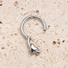 Heart Hinged Clicker Piercing Hoop for 16G Septum and Ear Piercings - Image 5