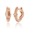 Rose Gold Series Silver Flamingo Giraffe Star and Moon Flower Earrings Elegant Party Jewelry Gifts - Image 32