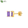 Silver Needle Colorful Gemstone Earrings for Women Water Drop Pendant Stud Earrings Wedding Jewelry Gifts - Image 12