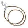 Stone Beads Necklace 2mm Round Faceted Beaded Necklace Crystals Amethysts Necklaces for Women Collarbone Chain - Image 33