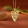 Pendant Necklace with Textured Chain and Multiple Charm Designs - Image 6