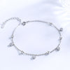 Bohemia Shiny Round Zircon Pendant Anklets Women Jewelry Silver Sexy Beach Circle Rhinestone Foot Chain - Image 3
