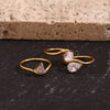 Wave Drop Round Zircon Ring Minimalist 316L Stainless Steel Women's Rings Gold Plated Accessories - Image 14