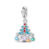 Silver Christmas Charms Santa Reindeer Sleigh Bell Gingerbread Tree Stocking Candy Cane Pendant Fit Bracelet Jewelry Gift - Image 25