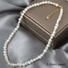 Baroque Freshwater Pearl Choker Necklace for Women Girl Gift AA 5-6mm 8-9mm Pearl Jewelry Necklace - Image 1