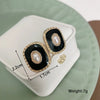 Black Hanging Long Earrings for Women Triangle Square Statement Drop Earrings Boucle Oreille Jewelry - Image 38