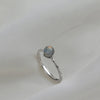 Ventfille Silver Opal Ring Female Index Finger Opening Adjustable Tail Ring Simple Jewelry Gift - Image 18