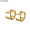 Silver Needle Double Circle Zirconia Earrings For Women Minimalism Vintage Geometry Hoop Earrings Jewelry - Image 12