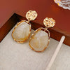 Geometric Resin Drop Earrings in Multiple Colors - Image 24