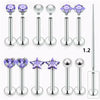13Pcs 16G Lip Labret Medusa Rings Studs Stainless Steel Snake Bite Lip Rings Catilage Tragus Helix Daith Earrings For Women Men - Image 10