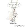 316L Stainless Steel Colorful Zircon Flower Star Pendant Necklace for Women Personality Special Jewelry Gifts - Image 7