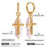 Elegant Water Drop Imitation Pearl Pendant Long Earrings With Star Heart Jewelry Accessory For Womens - Image 10