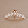 1PC 316L Stainless Steel Geometry Stud Earrings For Women Star Moon Lobe Daith Helix Cartilage Earring Piercing Jewelry - Image 27