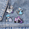 4Pcs Frieren Anime Brooch Badge Fern Himmel Stark Frieren Beyond Journey's End Fans Collection Lapel Pins For Friends Gifts - Image 5