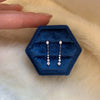 Sparkling Cubic Zirconia Tassel Dangle Earrings for Women, Minimalist Chain Drop Earrings, Elegant Jewelry for Daily Wear - Image 4