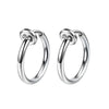 1 Pair Stainless Steel Ear Clip Earrings For Women/Men Painless Non-pierced Fake Earrings Simple Hoop Earrings Jewelry - Image 8