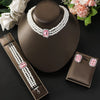 4PC Women's Light Short Style Imitation Pearl Turquoise Necklace Earrings Bracelet Jewelry Set Party Festival Gif - Image 8
