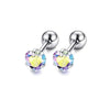 1-12 Pairs Shiny Zirconia Cartilage Stud Earring Tragus Helix Piercing Barbell Star Heart Ball Cartilage Earrings Set for Women - Image 14