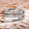 Surround Shaped Finger Rings for Women Shiny Crystal CZ Marriage Party Bridal Rings Statement Jewelry Whole - Image 4