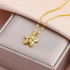 Sweet Sexy Zircon Crystal Series Pendant Necklaces For Women Female Stainless Steel Neck Chain Jewelry Girls Party Gift - Image 12
