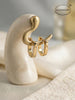 Stainless Steel Hoop Earrings For Women Men Heart Star Oval Rectangle Round Triangle Gold Color Punk Hip Hop Jewelry - Image 22