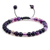 Braided Stone Bead Bracelet with Multiple Bead Sizes - Image 18