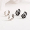 Double-layer Small Hoop Earring For Women/Men Daily Jewelry - Image 4