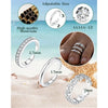 3PCS Silver Plated Dazzling Zircon Toe Ring for Women Girls Classic Adjustable Summer Beach Foot Ring Vacation Jewelry - Image 2