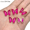 5pcs/lot Colorful Crystal Butterfly Pendant Glass Gradient Charms For Korean Women Necklace Choker Jewelry Accessories - Image 11