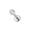 1/5PCS Titanium 16G CZ Threaded Labret 3mm/4mm Zircon Cartilage Tragus Helix Stud Earrings Piercing Flat Back Nose Stud Jewelry - Image 8