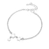 Three Stars Pendant Anklets Bracelet Silver Simple Charm Star Ankle Chain For Women&Girl Jewelry Gift - Image 7