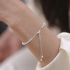 Silver Round Beads Bracelets for Women Men Vintage Simple Adjuatable Chain Bracelets Party Wedding Jewelry - Image 7