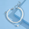 Round Imitation Pearl Chain Anklet for Women Beach Barefoot Sandal Anklet Chain Jewelry Accessories Gifts - Image 3
