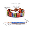 Hand Jewelry Beads Braided Bracelets Colorful Adjustable Rainbow Stone Bracelet Rope Woven Charm Bohemian Style Bangle Gifts - Image 5