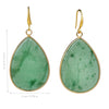 Stone Water Drop Dangle Earrings Bohemian Women's Delicate Banquet Party Holiday Handmade Jewelry - Image 5