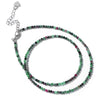Stone Beads Necklace 2mm Round Faceted Beaded Necklace Crystals Amethysts Necklaces for Women Collarbone Chain - Image 32