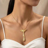 Retro Exaggerated Gold Color Phoenix Wings Bird Pendant Necklace Earrings Bracelet Set for Women Personality Jewelry Sets - Image 3
