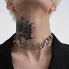 Zhuhe The Rivet Crystal Necklace In The Neo-Gothic Style Is A Jewelry Accessory For Men And Women And A Party Gift - Image 2