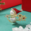 Full Rhinestone Christmas Snowflake Brooch For Women Unisex Enamel Snowman Brooches Pin Festival Year Jewelry Gifts - Image 6