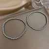 Stainless Steel Bead Stretch Bracelet 3mm or 4mm in Gold-Tone Silver-Tone or Mixed - Image 6