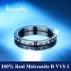 Ring Silver D Clarity Gold Plating Pass The Diamond Tester Gift Gra Twist Arm Double End Open Ring - Image 10