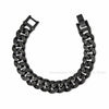 14mm Black Grey Bracelet Hip Hop Men Women Cuban Chain Bling Iced Out Rhinestones Paved Miami Necklace Jewelry - Image 8