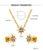 Necklaces Jewelry Sets For Women Girls Stainless Steel Pendant Necklaces And Earrings 2 Pieces Sets Wedding Party Jewelry Gifts - Image 48