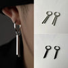 Jewelry Titanium Steel Punk Cool Men Women Ear Clip Stud Earrings Long Stick Pendant Hip Hop Drop Party Earring - Image 1